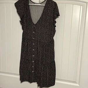 Black Flowery Dress